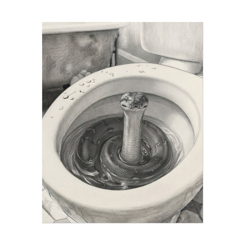 Did You Even Check? Snake Bathroom Motivation