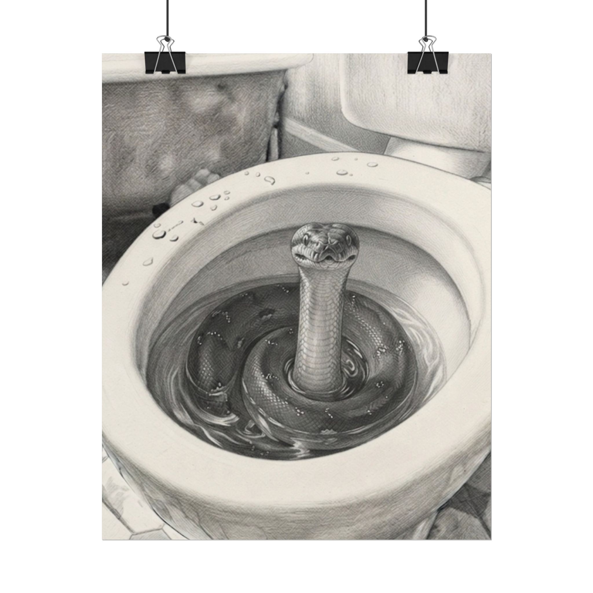 Did You Even Check? Snake Bathroom Motivation