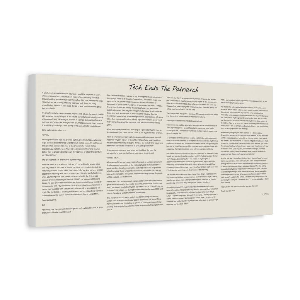 Wall Story- The End of the Patriarchy