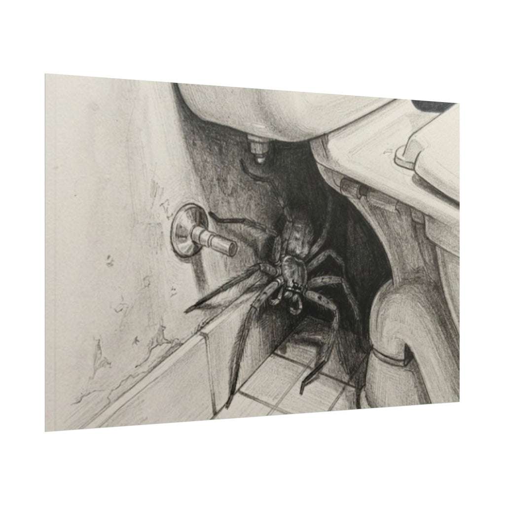 Did You Even Check? spider Bathroom Motivation