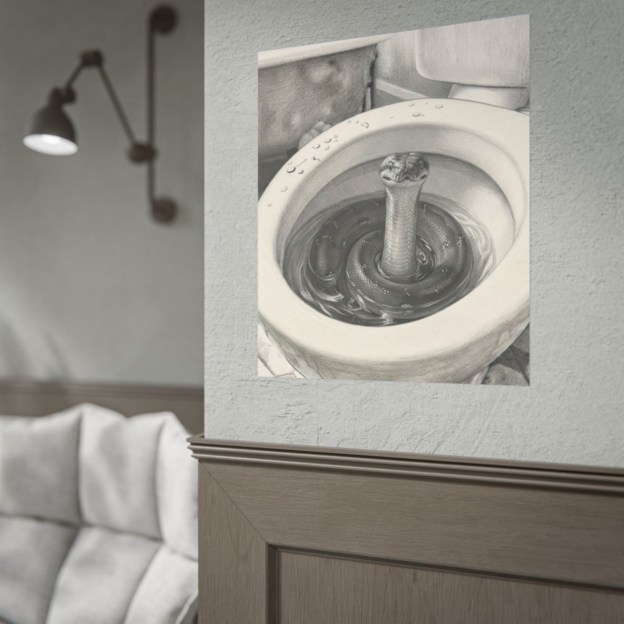 Did You Even Check? Snake Bathroom Motivation