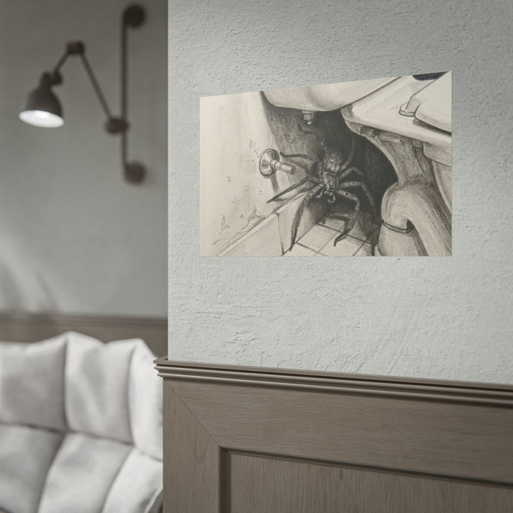 Did You Even Check? spider Bathroom Motivation