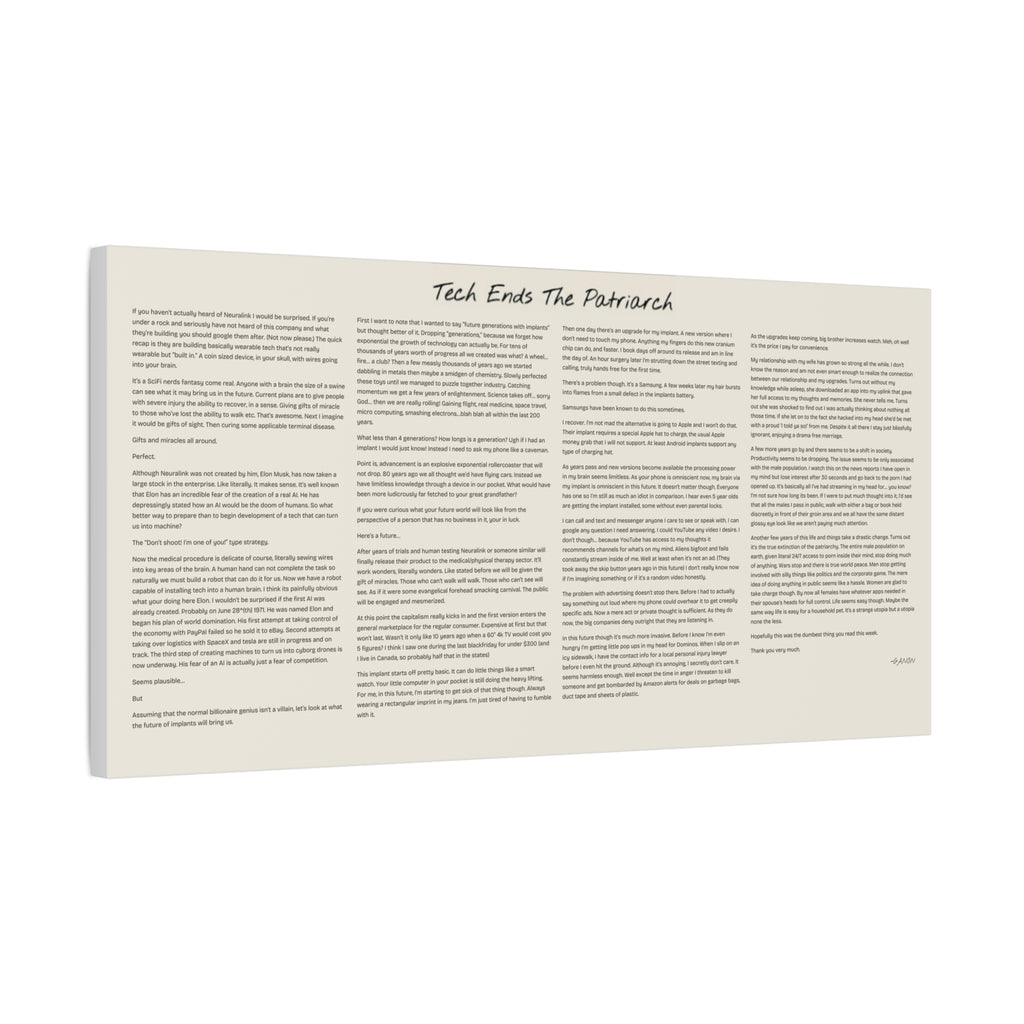 Wall Story- The End of the Patriarchy