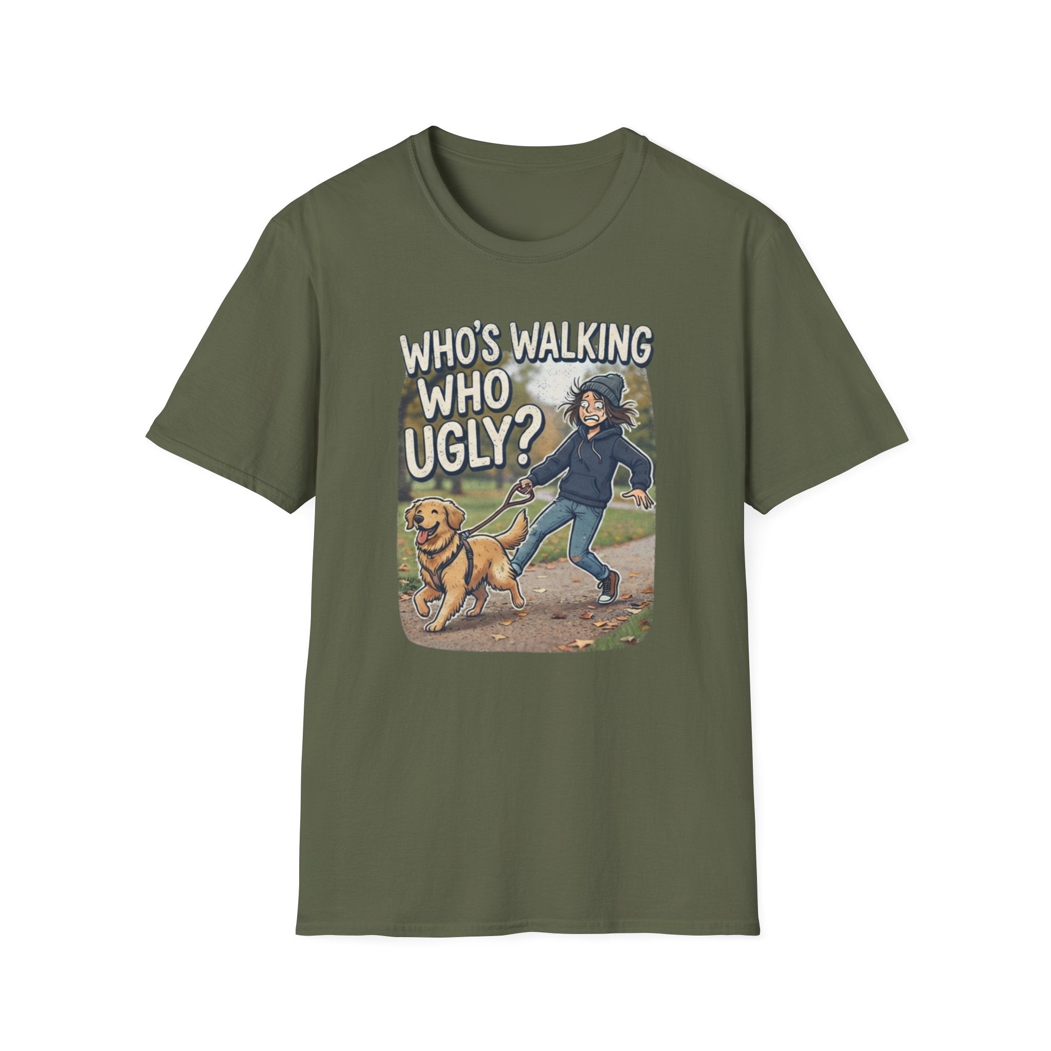 Cool dog walking shirt