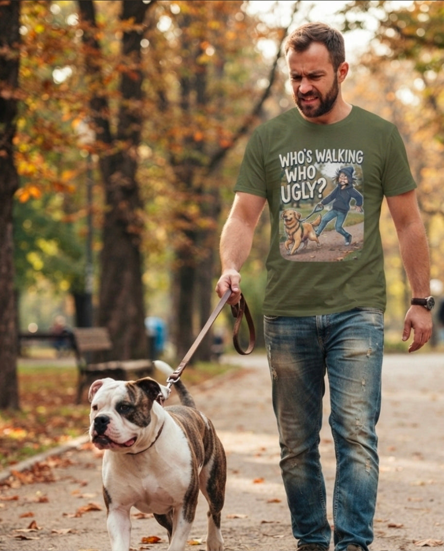 Cool dog walking shirt